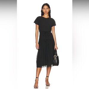 Elegant Black Midi Dress